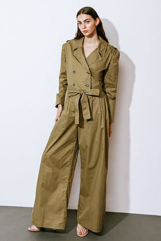 SOUNDS IN MY MIND WOVEN JUMPSUIT - By Baano