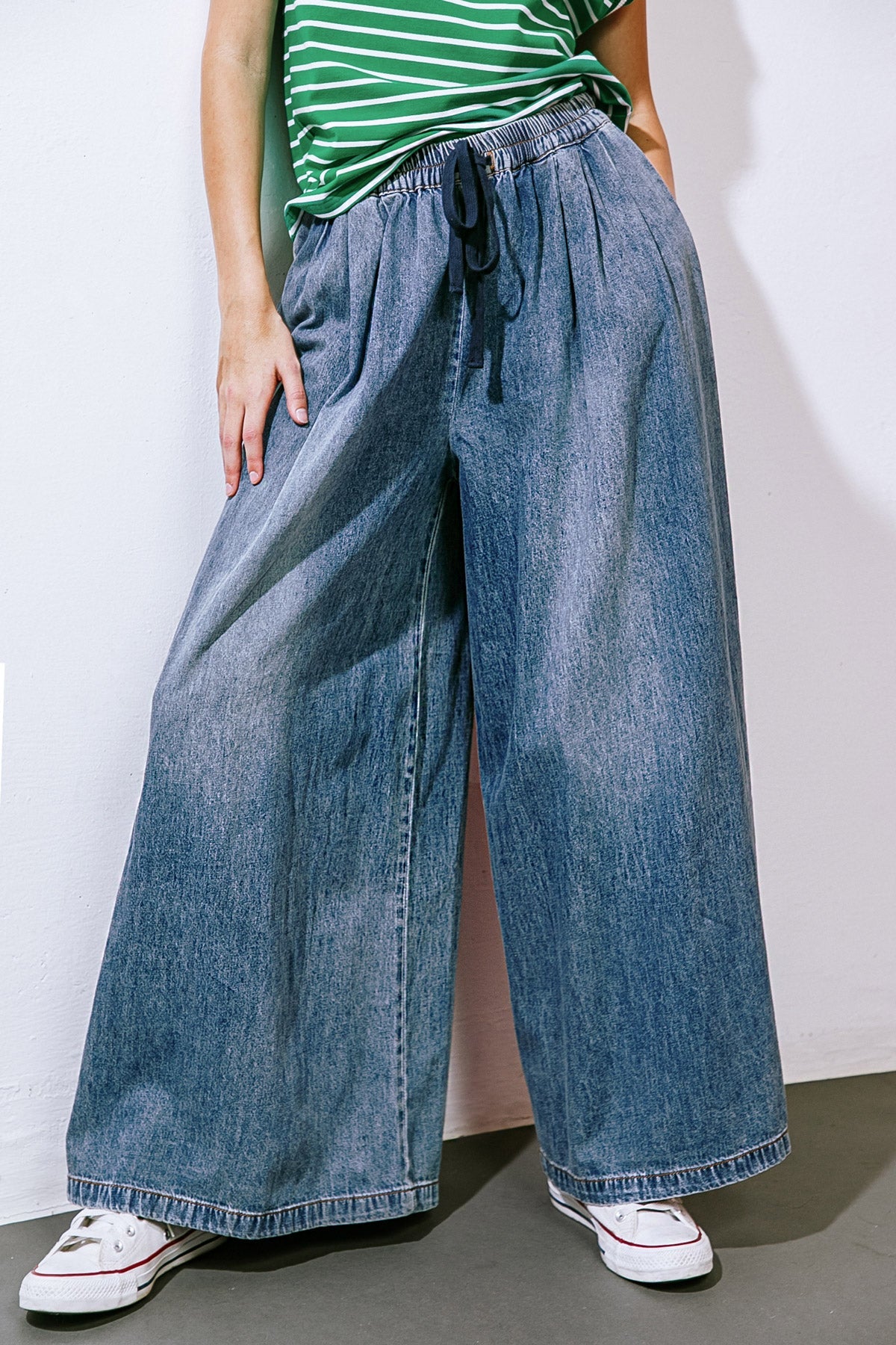 STREETSIDE SONNET DENIM PANTS - By Baano