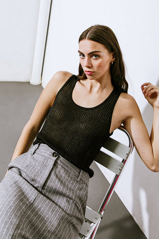 BLISSFUL LOVE WOVEN TANK TOP - By Baano