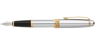 Bailey™ Medalist® Stainless Steel Medium Nib Fountain Pen - By Baano