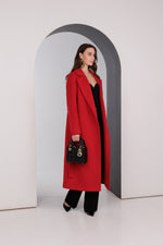 Astoria Classic Wraparound Wool Blend Overcoat