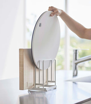 Round Cutting Board Stand - Steel - By Baano