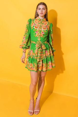 FURTHERST THING WOVEN MINI DRESS - By Baano