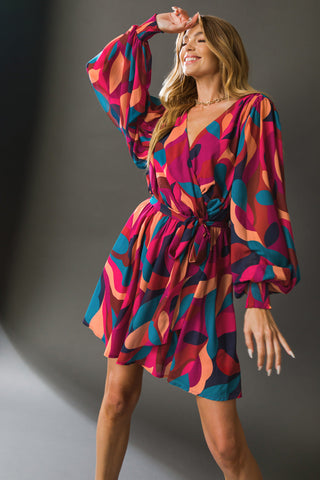 BOSTON GET AWAY WOVEN MINI DRESS - By Baano