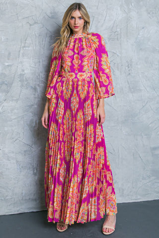COVERED BY LOVE WOVEN MAXI DRESS - By Baano