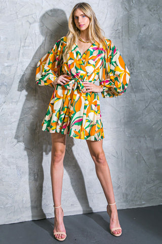 DARING HEART WOVEN MINI DRESS - By Baano