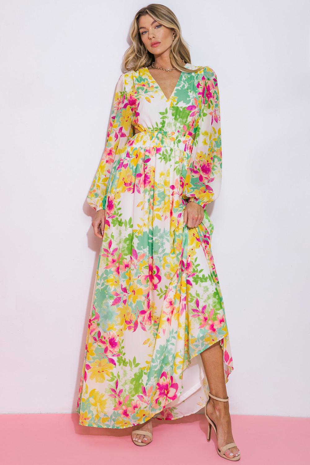 I AIN'T WORRIED WOVEN MAXI DRESS - By Baano