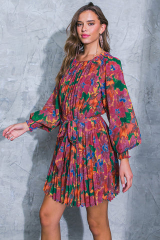 WASHED AWAY WOVEN MINI DRESS - By Baano