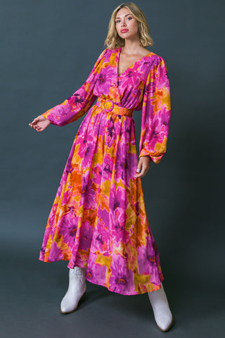 JUST WATCH ME WOVEN MIDI DRESS - By Baano