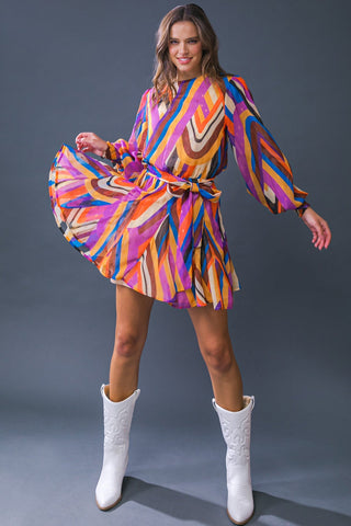 PALOMA PARTY WOVEN MINI DRESS - By Baano