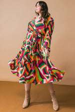 DESTINED TO IMPRESS PLISSE MIDI DRESS - By Baano