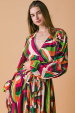 DESTINED TO IMPRESS PLISSE MIDI DRESS - By Baano