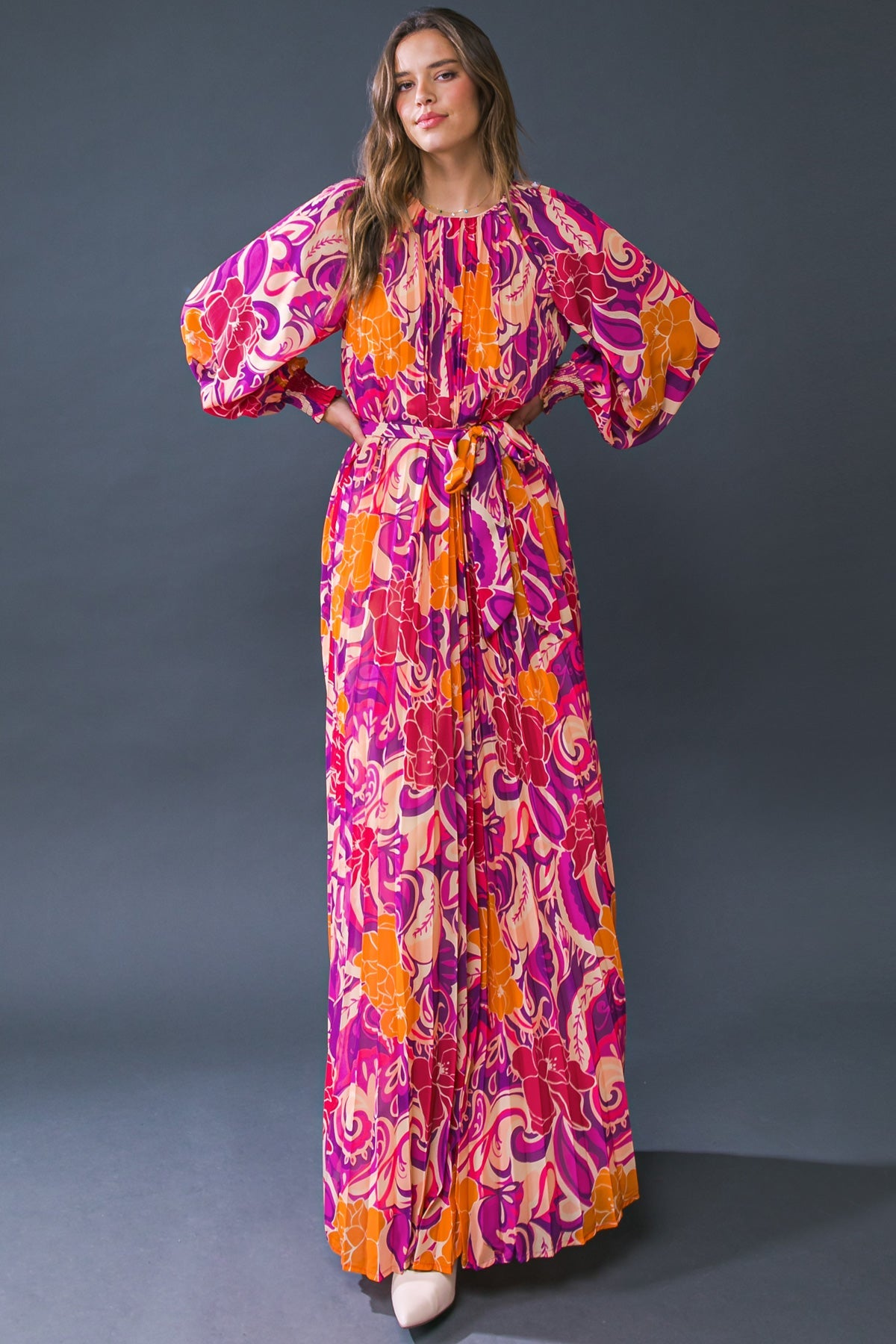 CHANGING LOCATIONS WOVEN MAXI DRESS - By Baano