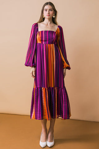 EVERYTHING YOU NEEDED WOVEN MIDI DRESS - By Baano