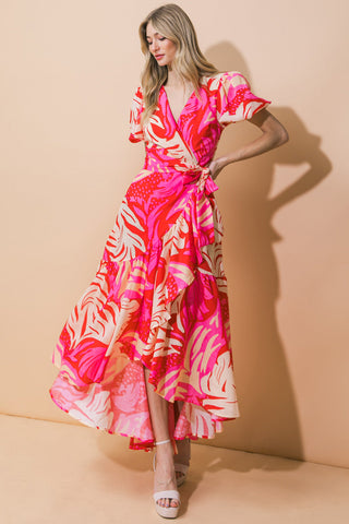 STUNNING SIGNIFICANCE WOVEN MAXI DRESS - By Baano