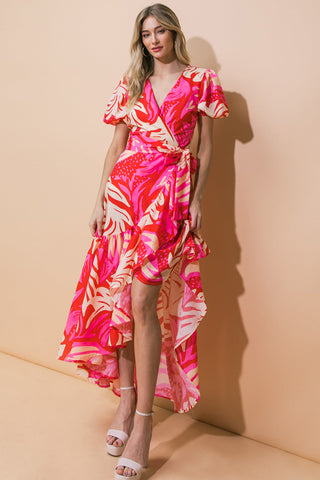 STUNNING SIGNIFICANCE WOVEN MAXI DRESS - By Baano
