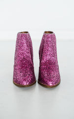 Fiera Glitter Booties in Pink Naughty Monkey