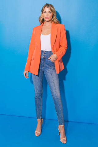 GOOD VIBES WOVEN BLAZER - By Baano
