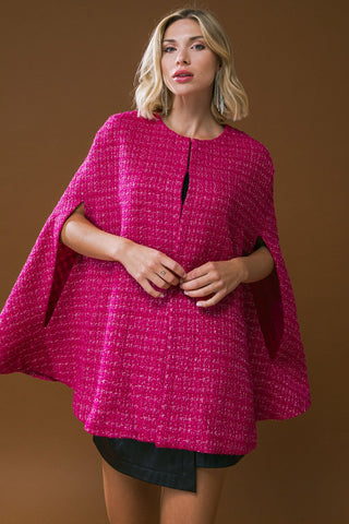 SUNSET DANCE TWEED CAPELET - By Baano