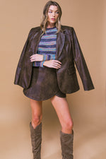 EXCEPTIONAL LOOK FAUX BLAZER - By Baano