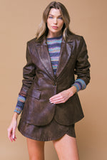 EXCEPTIONAL LOOK FAUX BLAZER - By Baano