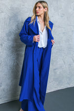 BOSS BABE WOVEN TRENCH COAT - By Baano