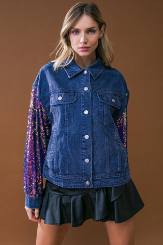 WALKING THE WALK DENIM JACKET - By Baano