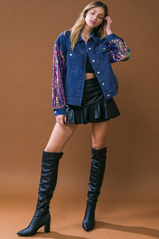 WALKING THE WALK DENIM JACKET - By Baano