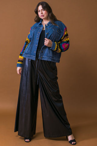 CLASSICALLY CHIC WASHED DENIM JACKET - By Baano