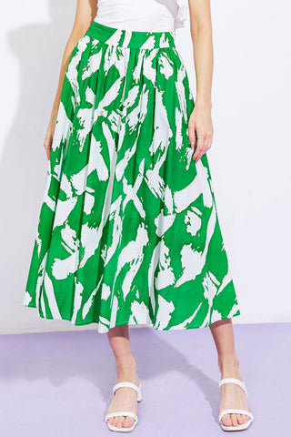 HAPPY TO BE HERE WOVEN SKIRT - By Baano
