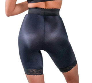 Style 518 | High Waist Light Shaping Bike Short | Satin 4-Way Stretch with Built-In Panty Rago Shapewear