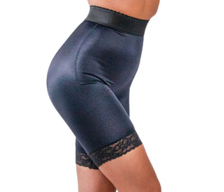Style 518 | High Waist Light Shaping Bike Short | Satin 4-Way Stretch with Built-In Panty Rago Shapewear