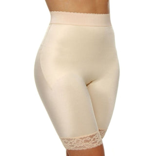 Style 518 | High Waist Light Shaping Bike Short | Satin 4-Way Stretch with Built-In Panty Rago Shapewear