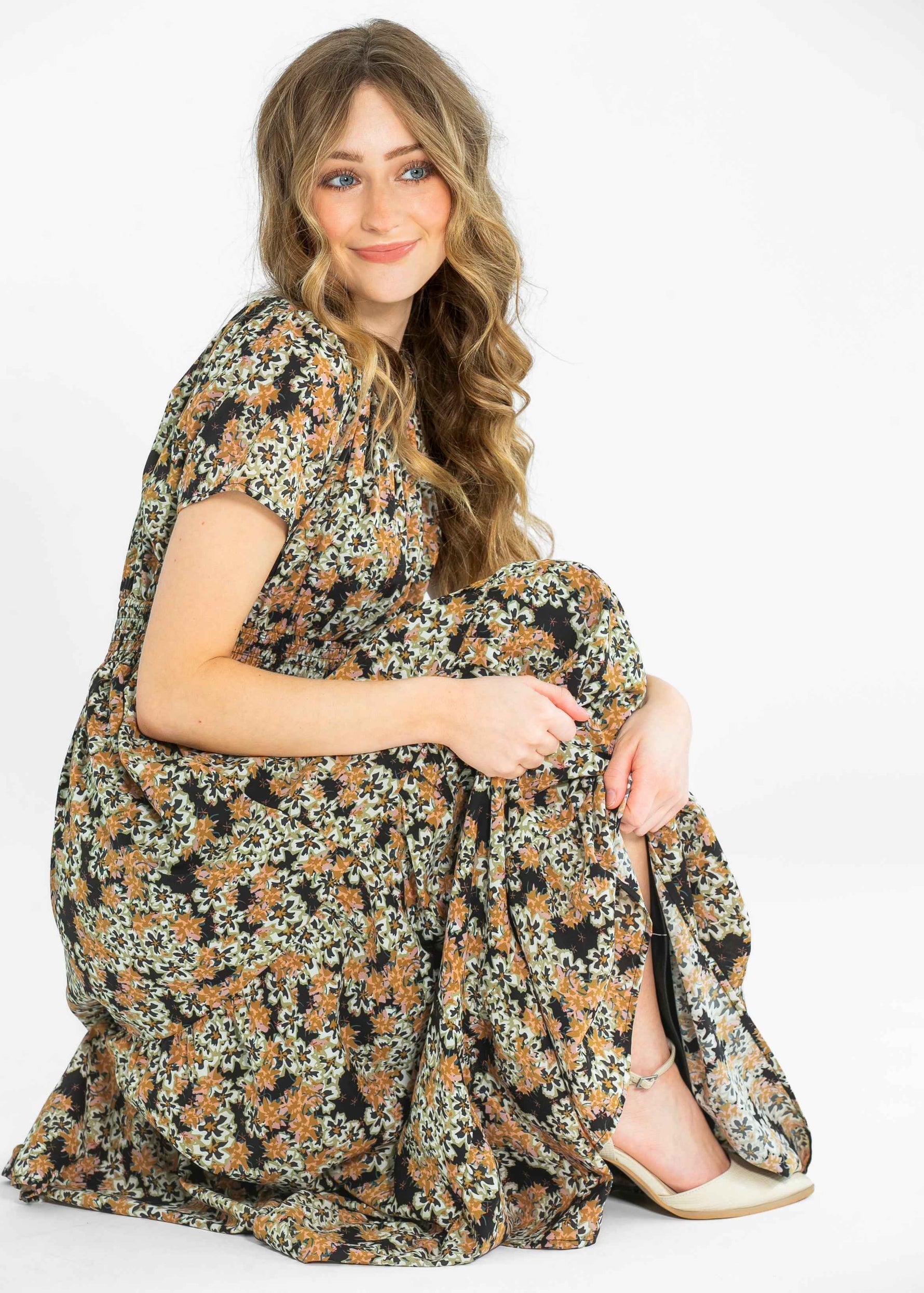Fiona Floral Maxi Dress - Glamourous Grace