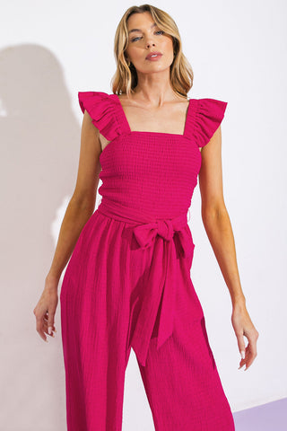 LOVEILEST STYLE WOVEN JUMPSUIT - By Baano