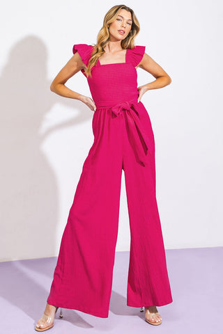 LOVEILEST STYLE WOVEN JUMPSUIT - By Baano