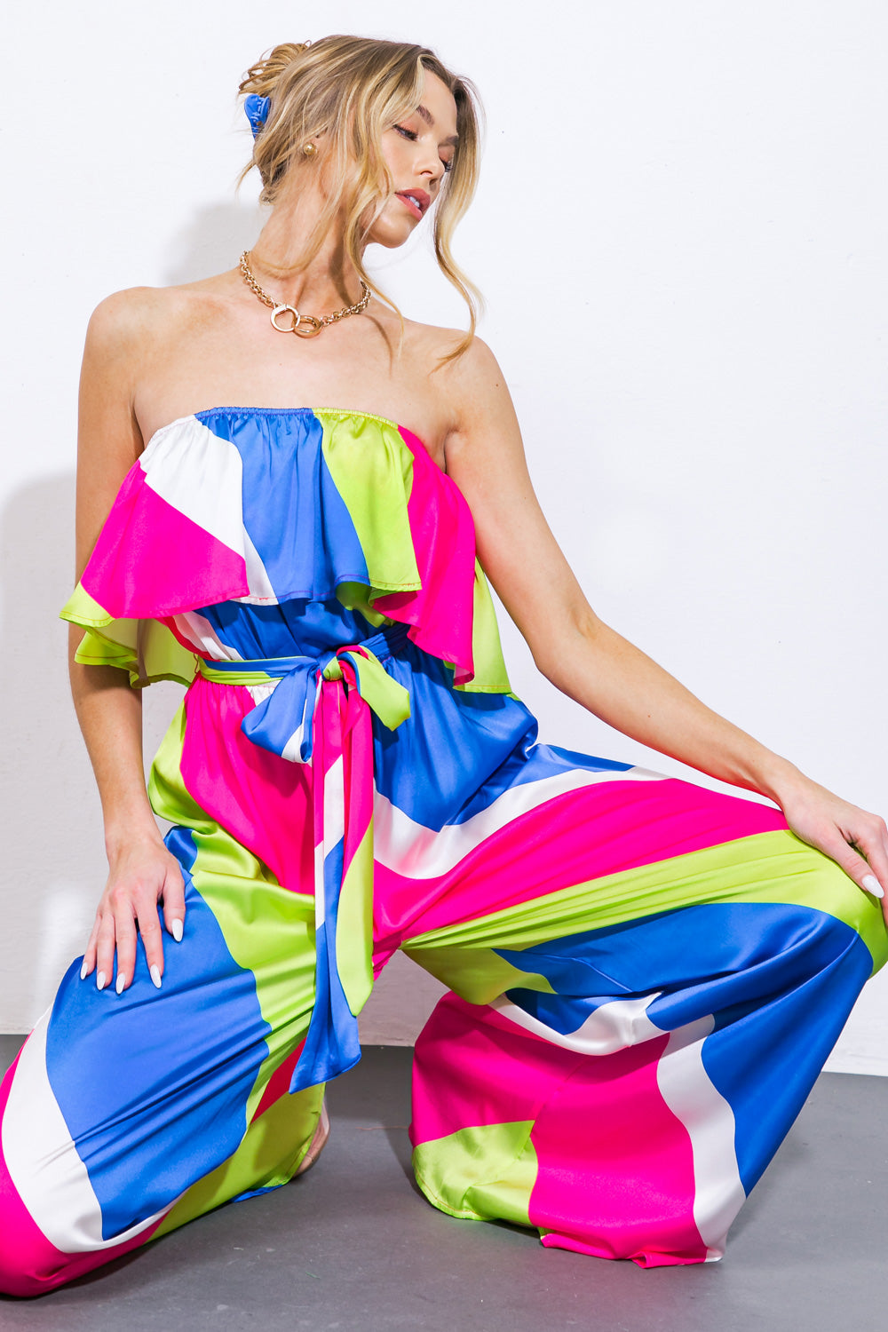 BROADWALK DREAM WOVEN JUMPSUIT - By Baano