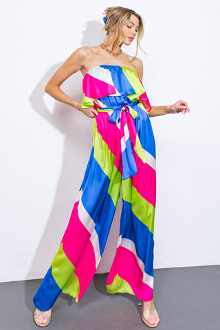 BROADWALK DREAM WOVEN JUMPSUIT - By Baano