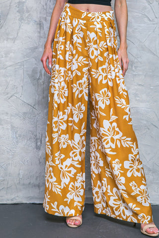 LET THE LIGHT IN BROWN WOVEN PANTS - By Baano