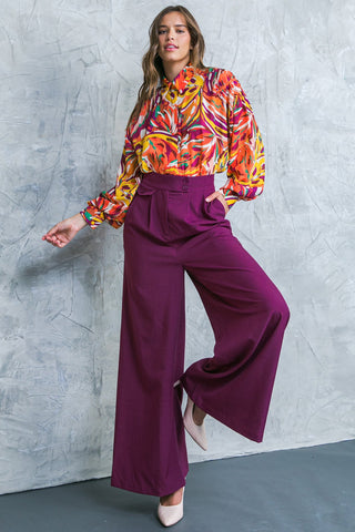 DELICATE FEELINGS WOVEN PANTS - By Baano