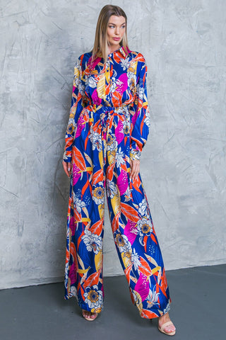 BLOOMING HOPE WOVEN JUMPSUIT - By Baano