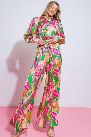 BLOOMING HOPE WOVEN JUMPSUIT - By Baano