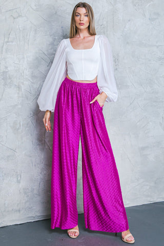 REGAL ROMANCE WOVEN PANTS - By Baano