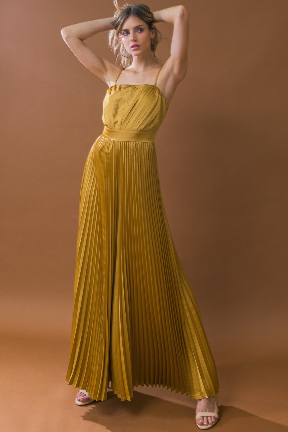 BLISSFUL LOVE WOVEN JUMPSUIT - By Baano