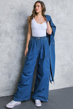 ALL THE BUZZ WASHED DENIM PANTS - By Baano
