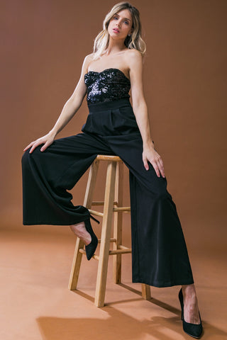 RARE BEAUTY HUNTER WOVEN JUMPSUIT - By Baano