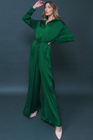 SHE'S IRRESISTIBLE WOVEN JUMPSUIT - By Baano