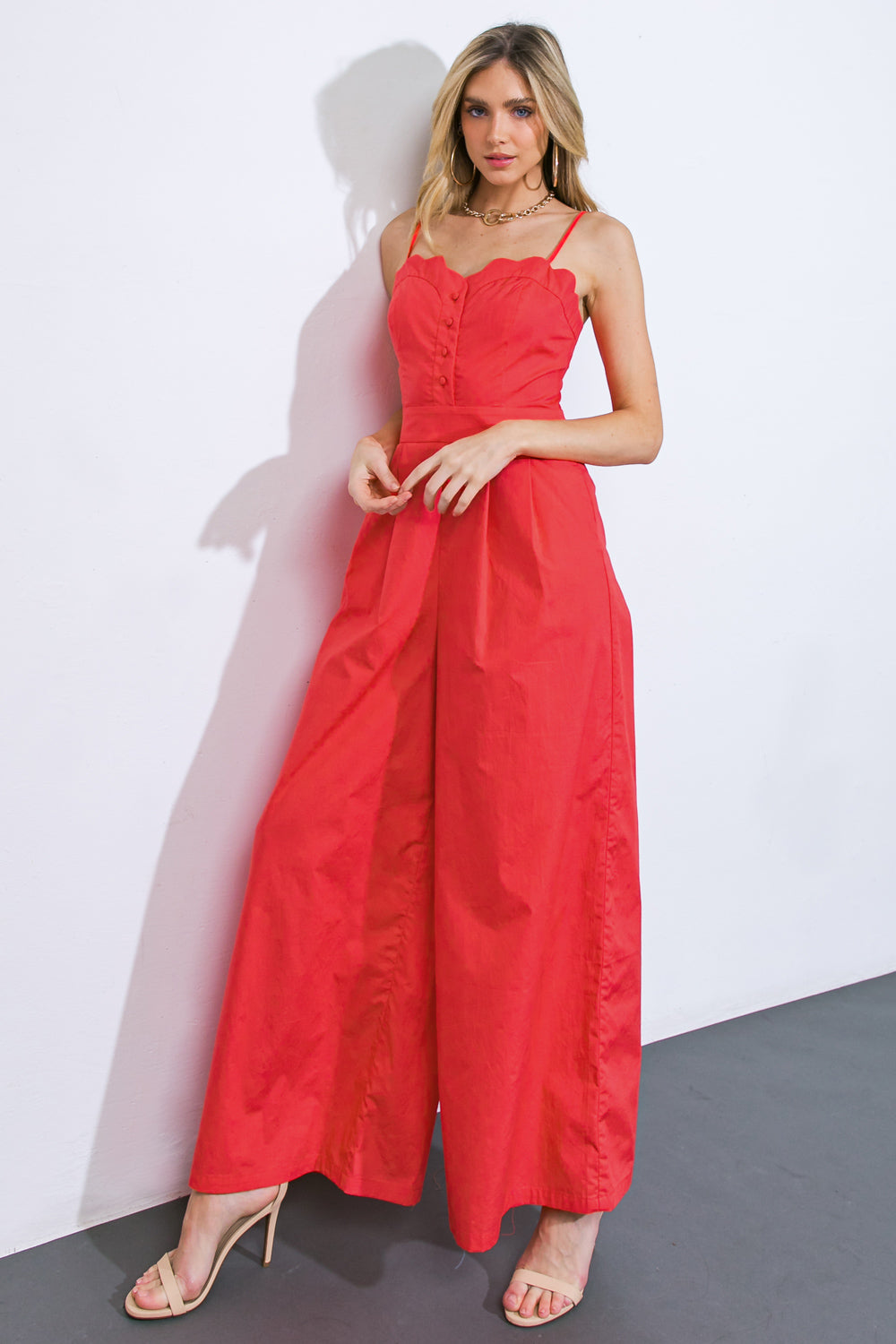 A BEAUTIFUL FEELING WOVEN JUMPSUIT - By Baano