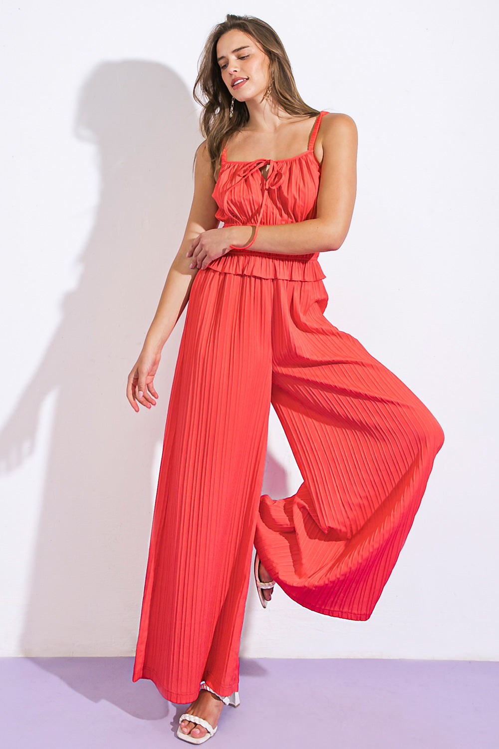 WITHIN MY HEART WOVEN JUMPSUIT - By Baano