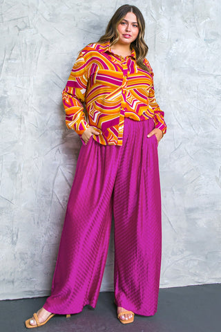 REGAL ROMANCE WOVEN PANTS - By Baano